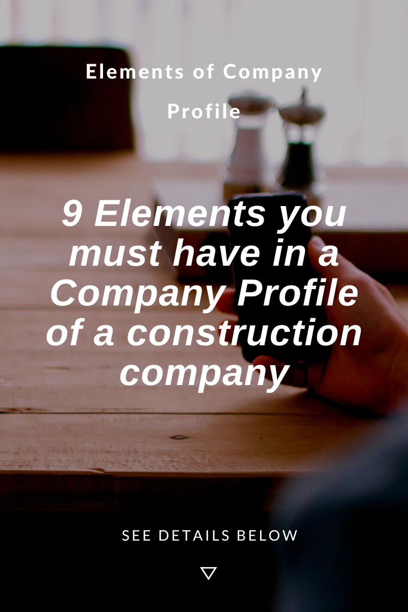 Elements of Company Profile